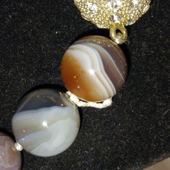 Vintage Botswana Agate necklace - Picture 5 of 6